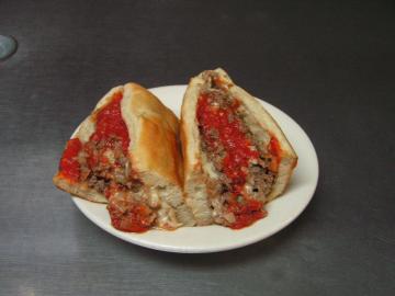 Hot Cheese Steak Sub Large