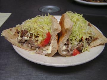 Hot California Cheese Steak Sub Large